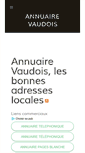 Mobile Screenshot of annuaire-vaudois.ch